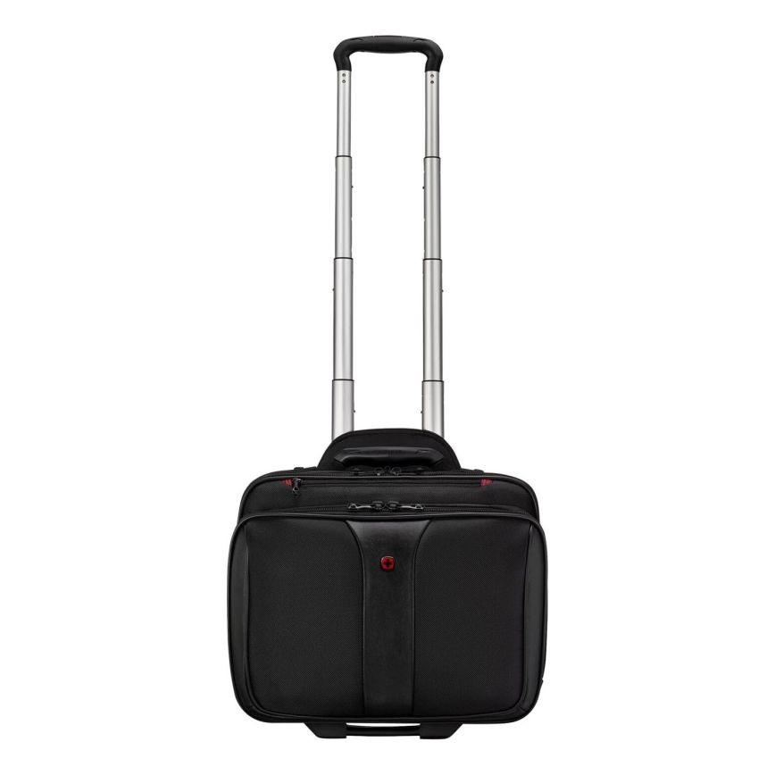 Wenger - Maleta de viaje con ruedas 25 l 17" + bolsa para portátil 15,6" Patriot negro