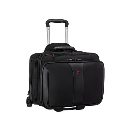 Wenger - Maleta de viaje con ruedas 25 l 17" + bolsa para portátil 15,6" Patriot negro