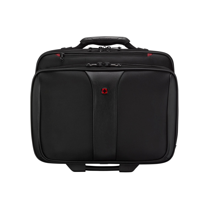 Wenger - Maleta de viaje con ruedas 25 l 17" + bolsa para portátil 15,6" Patriot negro