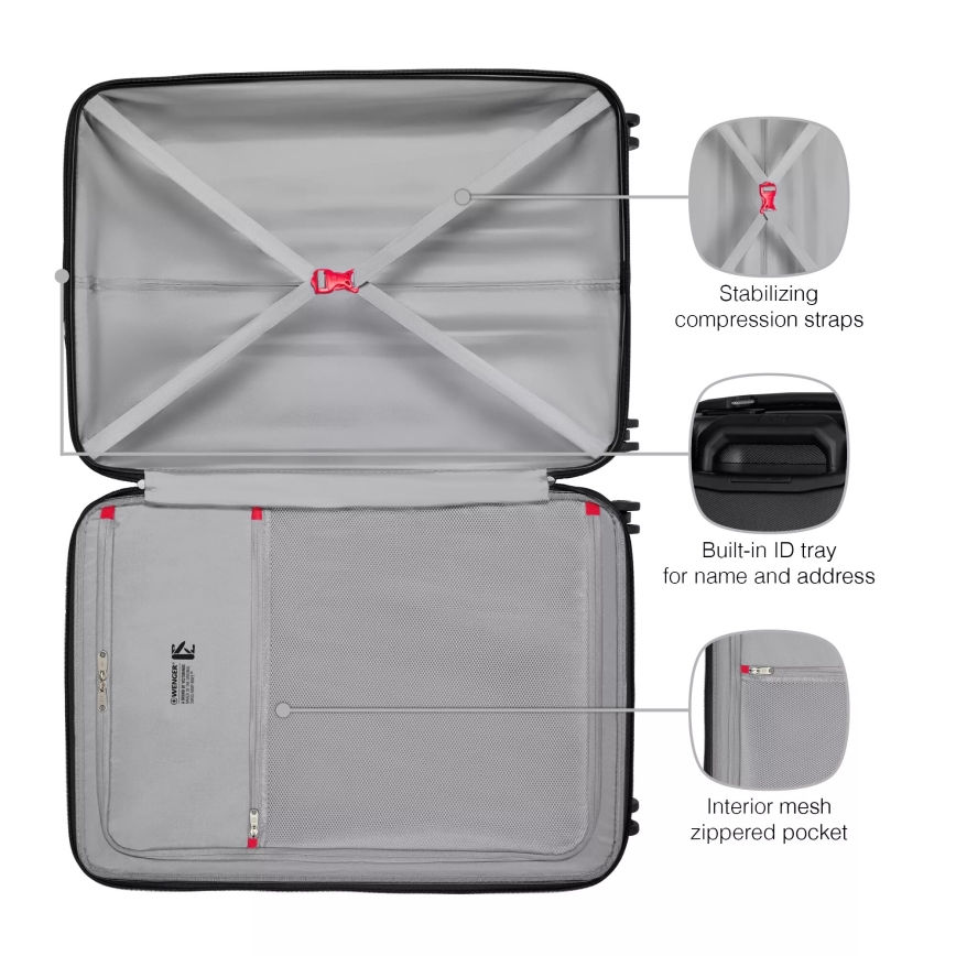Wenger - Maleta de viaje con ruedas 93 l Prymo negro