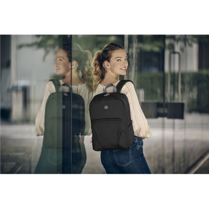 Wenger - Mochila para portátil 20 l 15,6 con bolsillo para tableta 10 Movimiento rojo
