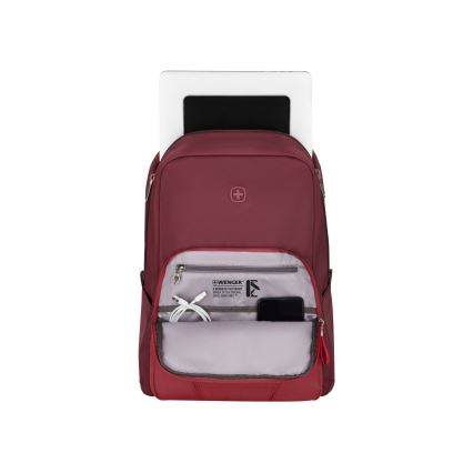 Wenger - Mochila para portátil 20 l 15,6 con bolsillo para tableta 10 Movimiento rojo