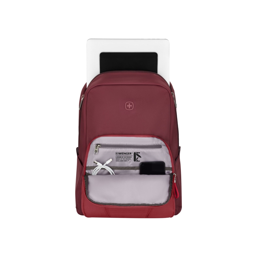 Wenger - Mochila para portátil 20 l 15,6 con bolsillo para tableta 10 Movimiento rojo