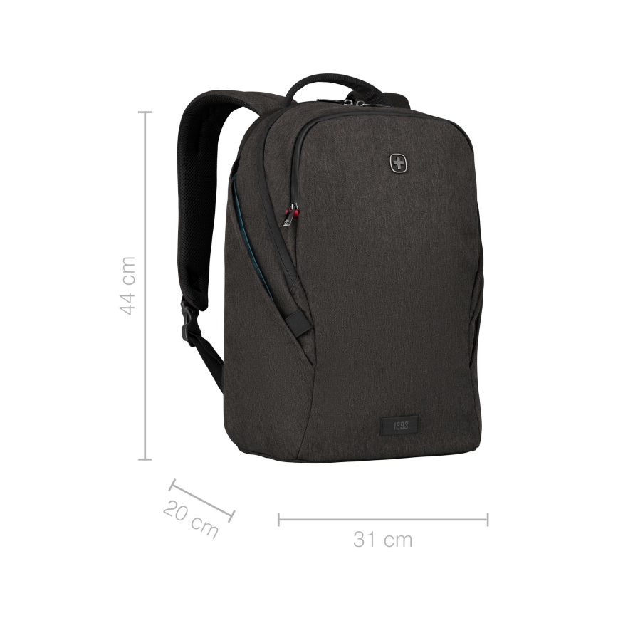 Wenger - Mochila para portátil 21 l 16" con bolsillo para tableta 10" MX Lámpara negro