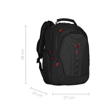 Wenger - Mochila para portátil 25 l 16 con bolsillo para tableta 10 Pegasus Deluxe negro
