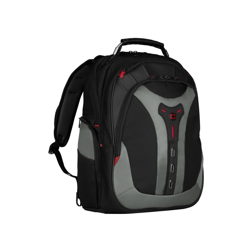 Wenger - Mochila para portátil 25 l 17" con bolsillo para tableta 12" Pegasus negro/gris