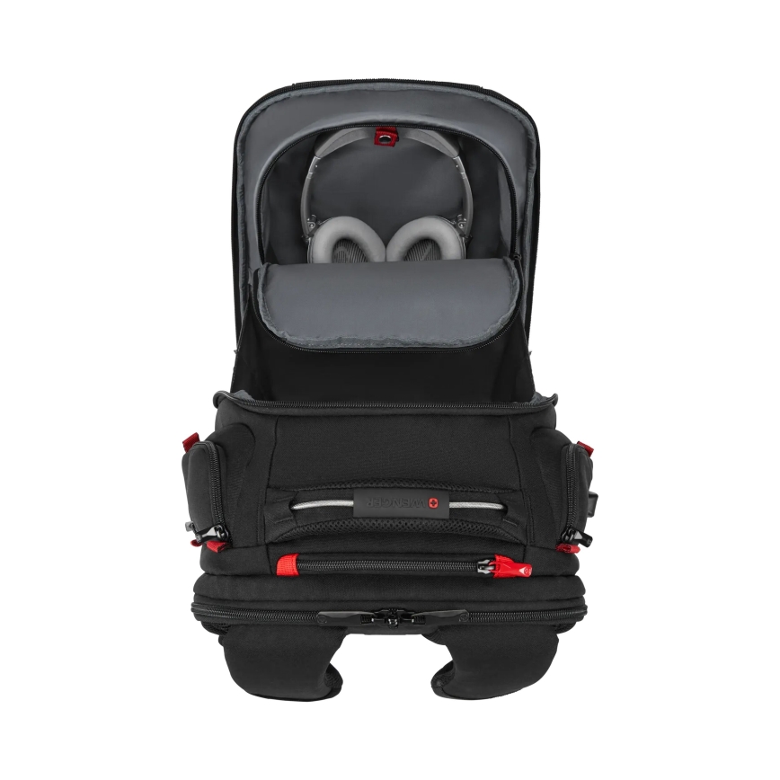 Wenger - Mochila para portátil 29 l 17,3'' con bolsillo para tableta 12 Reproductor One negro
