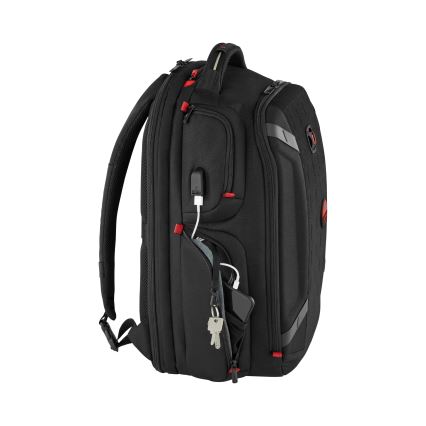 Wenger - Mochila para portátil 29 l 17,3'' con bolsillo para tableta 12 Reproductor One negro