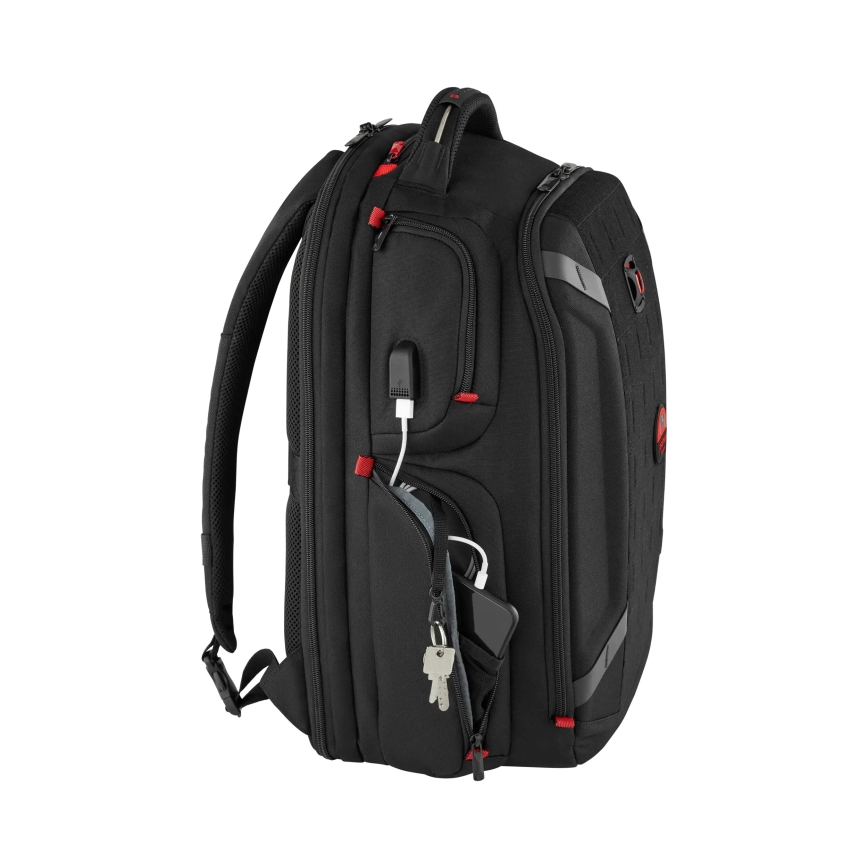 Wenger - Mochila para portátil 29 l 17,3'' con bolsillo para tableta 12 Reproductor One negro