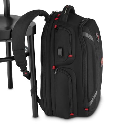 Wenger - Mochila para portátil 29 l 17,3'' con bolsillo para tableta 12 Reproductor One negro