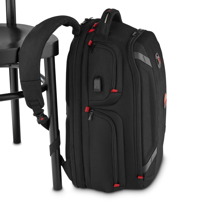 Wenger - Mochila para portátil 29 l 17,3'' con bolsillo para tableta 12 Reproductor One negro