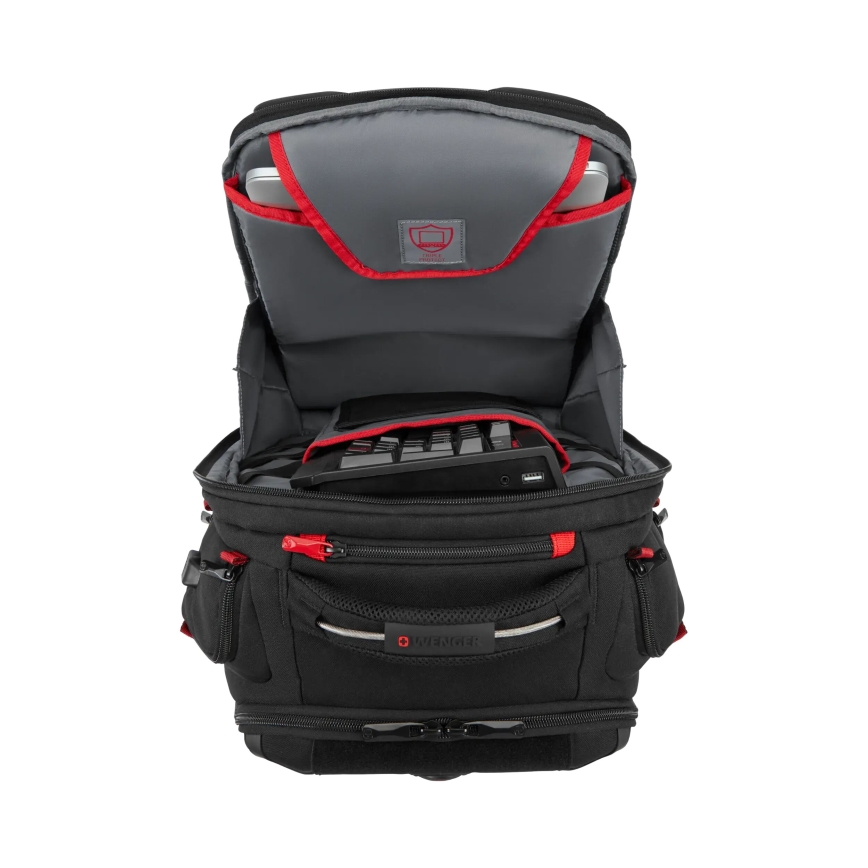 Wenger - Mochila para portátil 29 l 17,3'' con bolsillo para tableta 12 Reproductor One negro