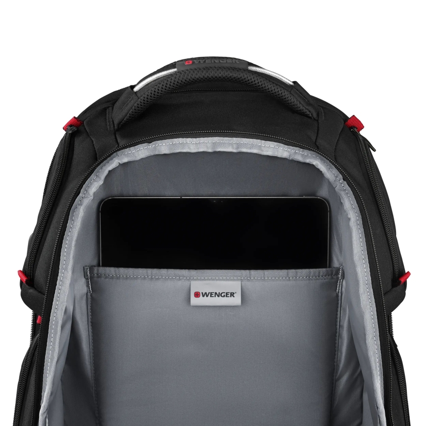Wenger - Mochila para portátil 29 l 17,3'' con bolsillo para tableta 12 Reproductor One negro