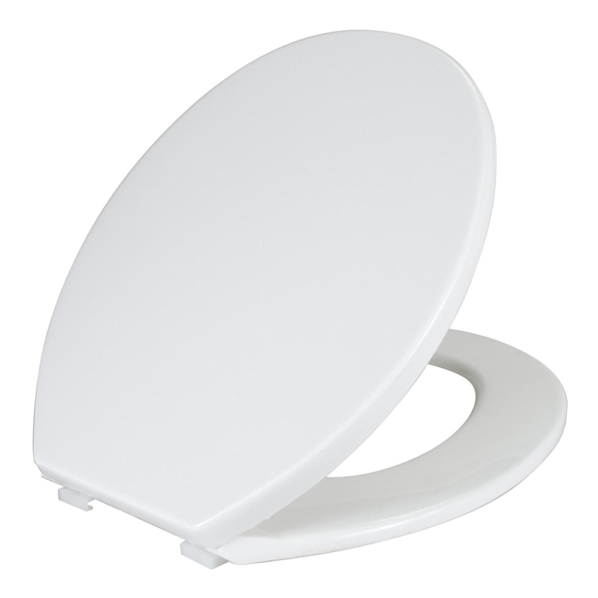 WENKO 105000100-WC asiento para inodoro AURORA 45 x 36 cm blanco