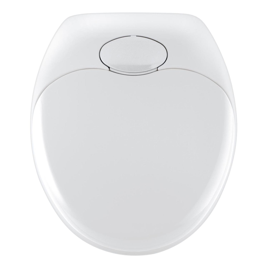 WENKO 110003100-WC asiento de inodoro 35,5x38 cm blanco
