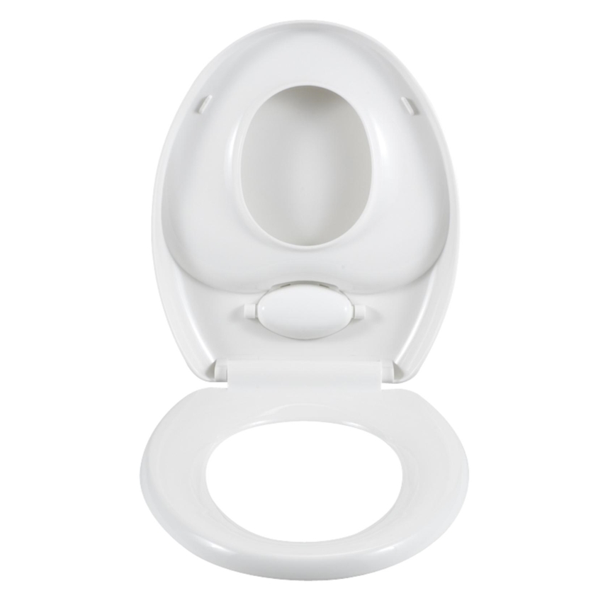 WENKO 110003100-WC asiento de inodoro 35,5x38 cm blanco