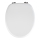WENKO 154008100-WC asiento de inodoro VALENCIA 43x36 cm blanco/plateado