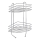 WENKO 15498100 - Estantería de esquina EXCLUSIVE 23x30,5 cm cromo brillante