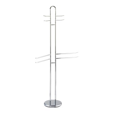 WENKO 15581100 - Toallero de pie PALERMO 55,5x168 cm cromo brillante