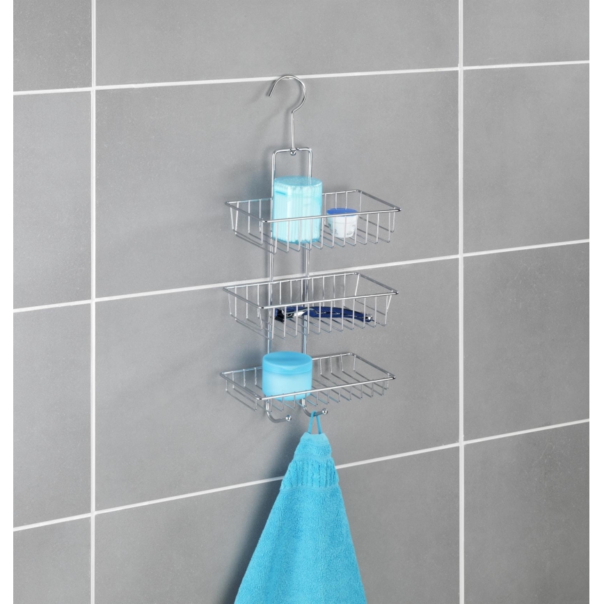 WENKO 15888100 - Repisa NIVALA 22x50 cm cromo brillante
