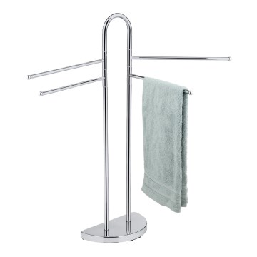 WENKO 16610100 - Toallero de pie COSENZA 33x93,5 cm cromo brillante
