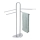 WENKO 16610100 - Toallero de pie COSENZA 33x93,5 cm cromo brillante