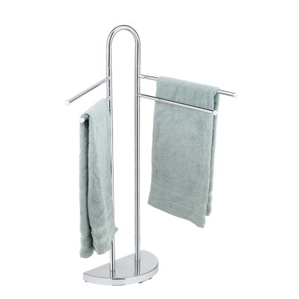 WENKO 16610100 - Toallero de pie COSENZA 33x93,5 cm cromo brillante