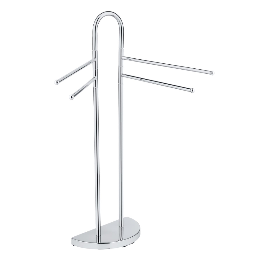 WENKO 16610100 - Toallero de pie COSENZA 33x93,5 cm cromo brillante