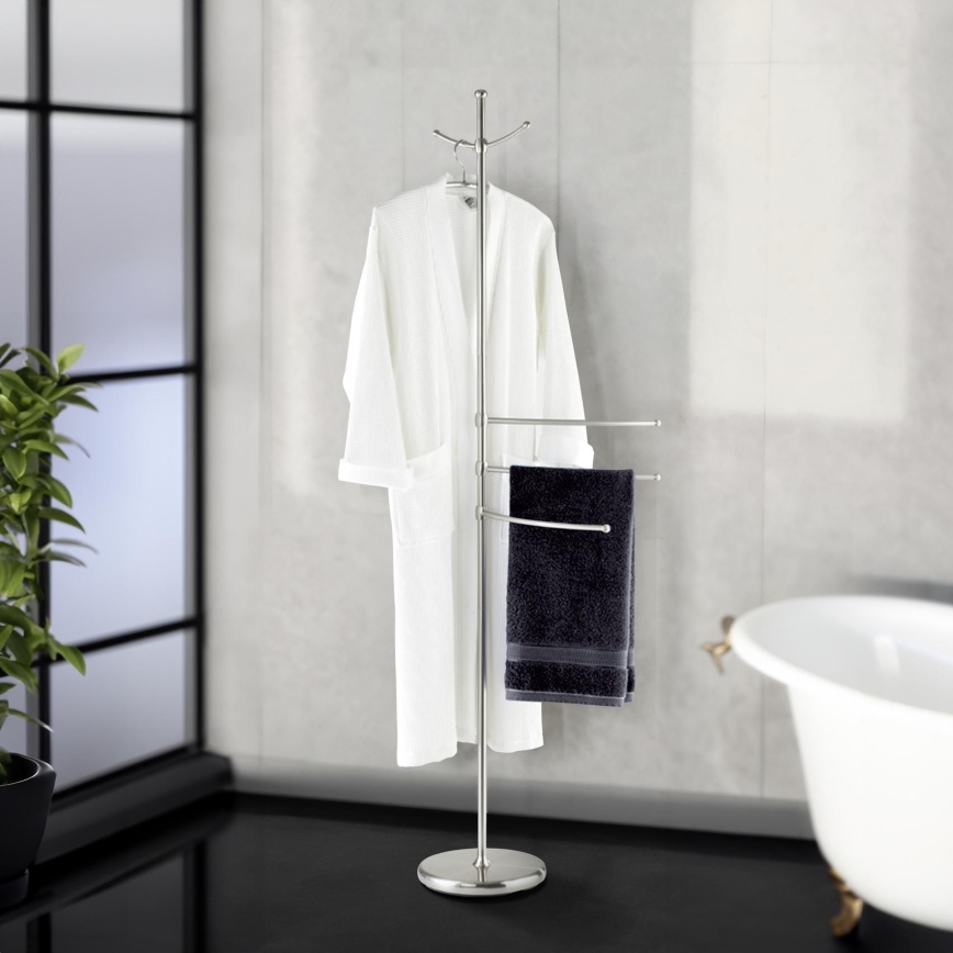 WENKO 16827100 - Soporte ADIAMO 28x170 cm plateado