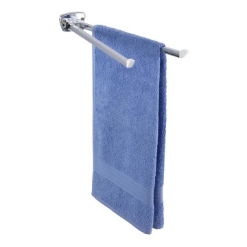 WENKO 17875100 - Toallero BASIC 42x8 cm acero inoxidable/plateado