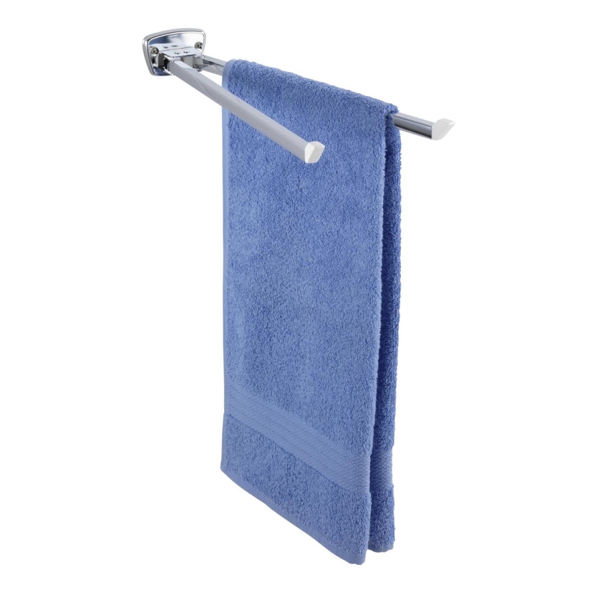 WENKO 17875100 - Toallero BASIC 42x8 cm acero inoxidable/plateado