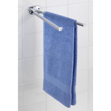 WENKO 17875100 - Toallero BASIC 42x8 cm acero inoxidable/plateado