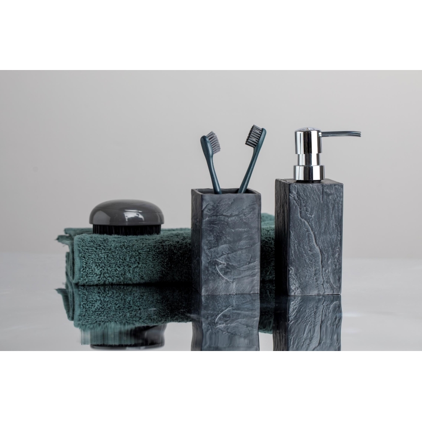 WENKO 17920100 - Vaso SLATE ROCK 6,4x10,5 cm antracita