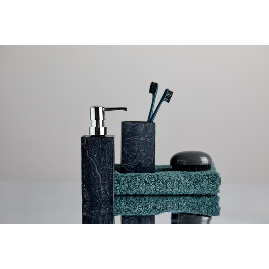 WENKO 17921100 - Dispensador de jabón SLATE ROCK 250 ml antracita
