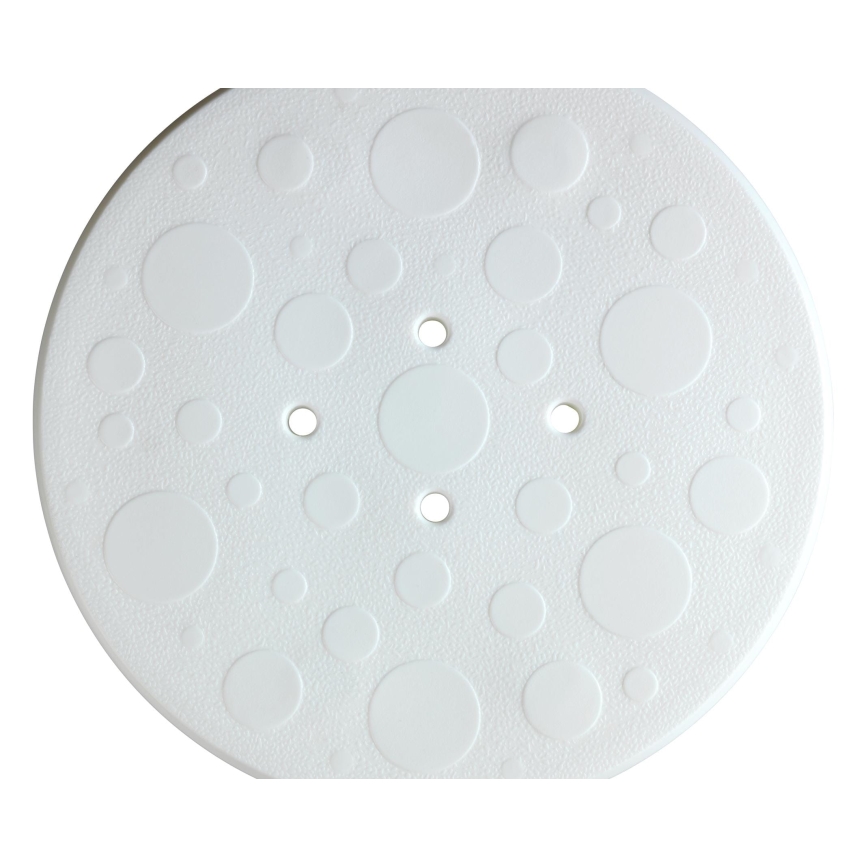 WENKO 1792921100-Taburete SECURA 45,5x45,5 cm blanco/plateado/gris