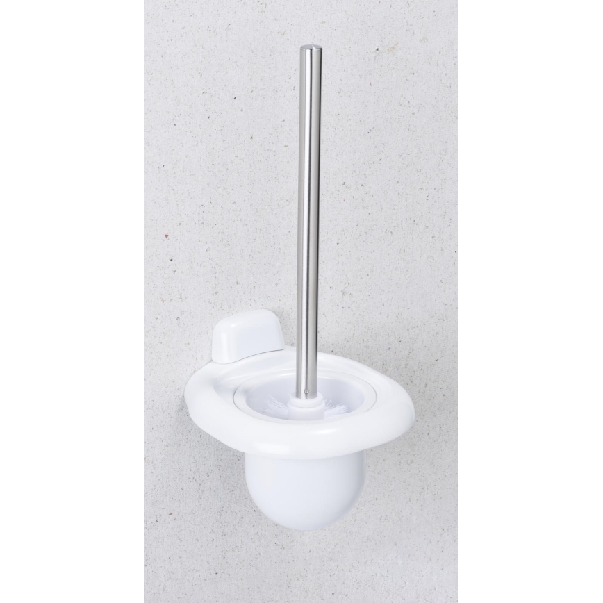WENKO 17947100 - Escobilla de WC PURE 15,5x36 cm blanca