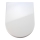 WENKO 18396100-WC asiento para WC PALMA 46,5x35,7 cm blanco/plateado