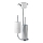 WENKO 18730100 - Escobilla para WC UNIVERSALO 20x62,5 cm cromo brillante