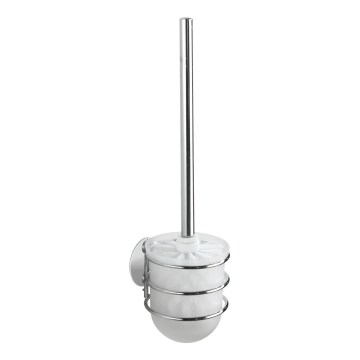WENKO 18768100-WC set TURBO-LOC redondo acero 10x37,5 cm cromo brillante/blanco