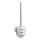 WENKO 18768100-WC set TURBO-LOC redondo acero 10x37,5 cm cromo brillante/blanco