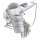 WENKO 18770100-Soporte para secador TURBO-LOC redondo, acero, 14x11,5 cm, cromo brillante