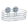 WENKO 18775100-Estante TURBO-LOC redondo acero 23,5x13,5 cm cromo brillante