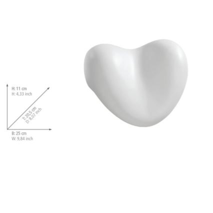 WENKO 18936100-Almohada TROPIC 25x20,5 cm blanca