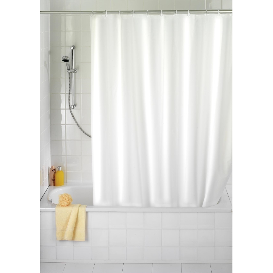WENKO 19103100 - Cortina de ducha 120x200 cm blanca