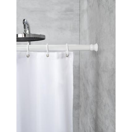 WENKO 19206100 - Barra de ducha FLEX 110 cm blanca