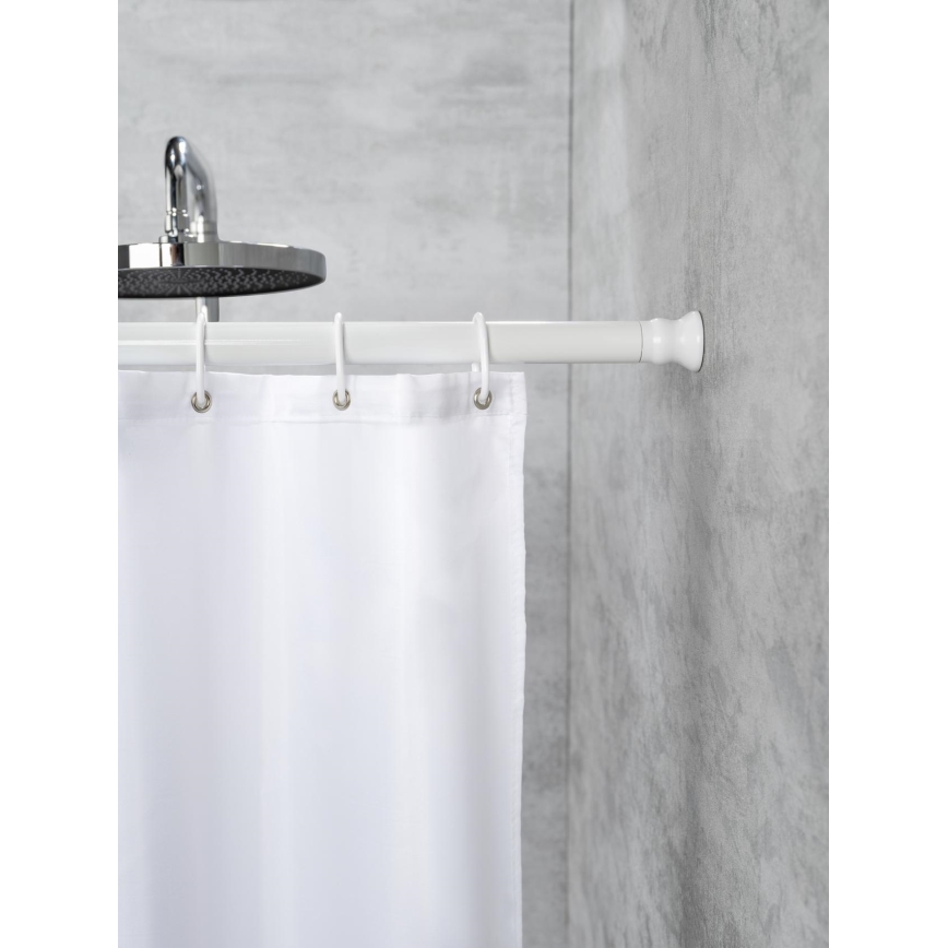 WENKO 19206100 - Barra de ducha FLEX 110 cm blanca