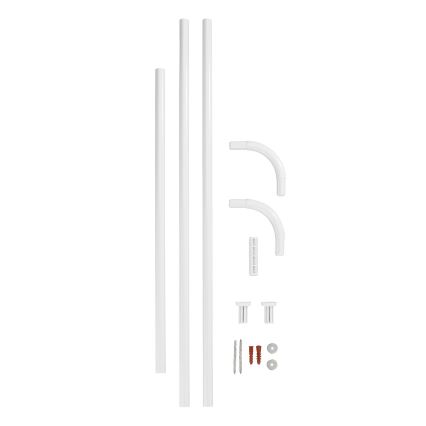 WENKO 19214100 - Barra UNIVERSAL 2x2 cm blanca