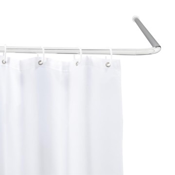 WENKO 19215100 - Soporte para barra UNIVERSAL 2x2 cm cromado/blanco