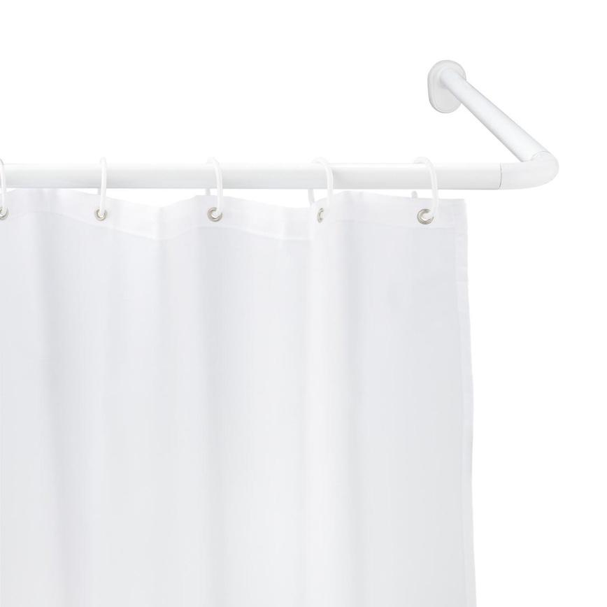 WENKO 19216100 - Soporte para barra UNIVERSAL 2,5x2,5 cm blanco