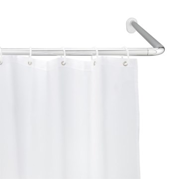 WENKO 19218100 - Barra UNIVERSAL 2,5x2,5 cm cromado/blanco